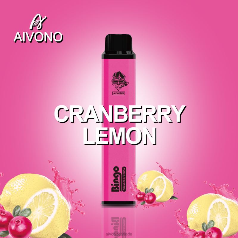 Aivono AIM BINGO 4000 Cranberry Lemon RBX2X140 - Aivono Canada
