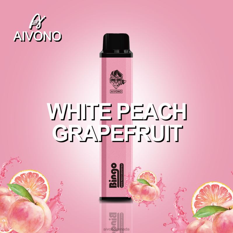 Aivono AIM BINGO 4000 White Peach Grapefruit RBX2X134 - Aivono Vape Review