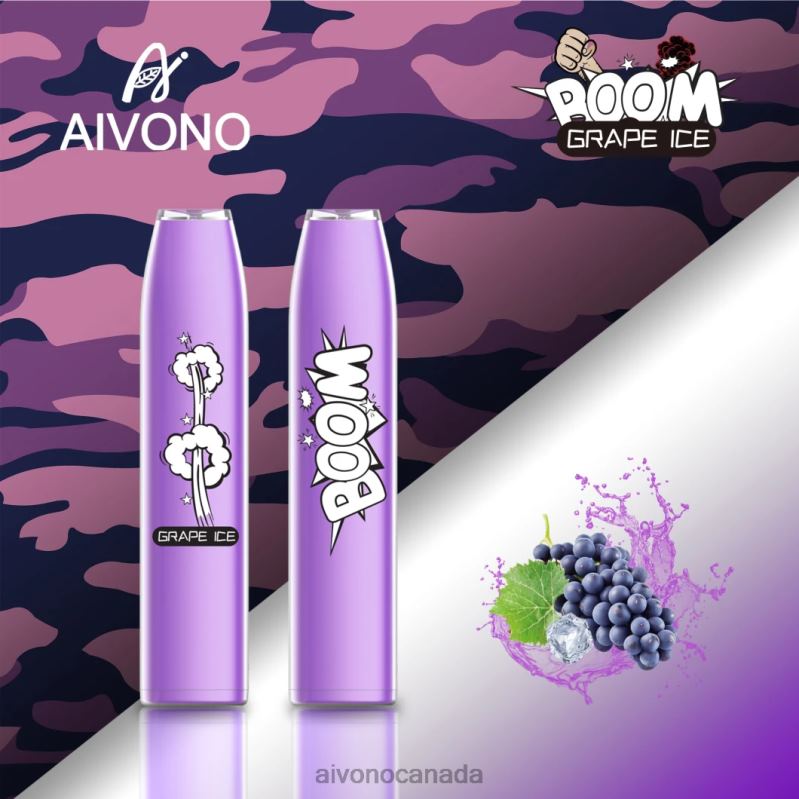 Aivono AIM BOOM 600 Grape Ice RBX2X359 - Aivono Vape Canada