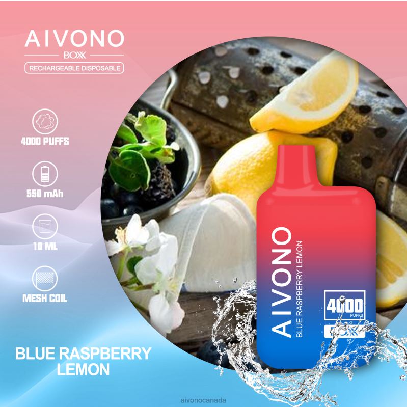 Aivono AIM BOXX 4000 Blue Raspberry Lemon RBX2X217 - Aivono Vape
