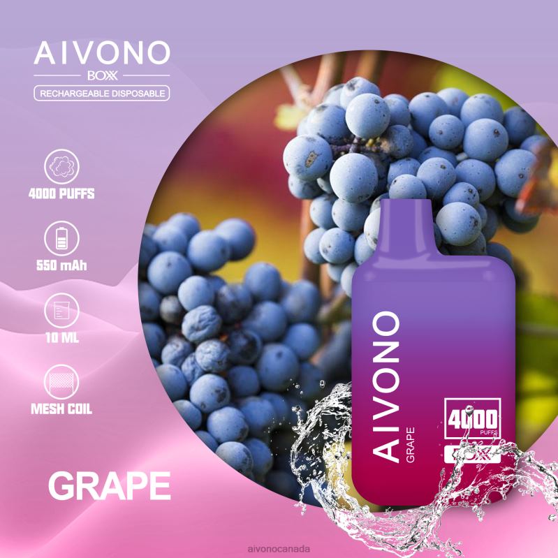 Aivono AIM BOXX 4000 Grape RBX2X213 - Aivono Vape