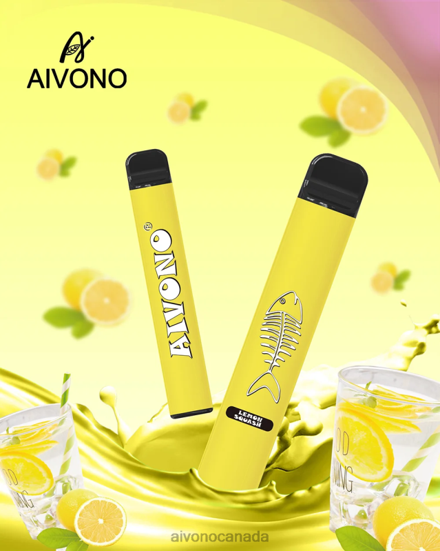 Aivono AIM FISHBONE 600 Lemon Squas RBX2X287 - Aivono Vape Canada