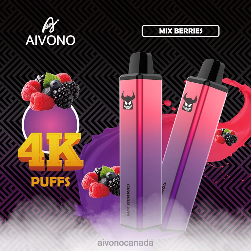 Aivono AIM FREAK 4000 Mixed Berries RBX2X260 - Aivono Canada
