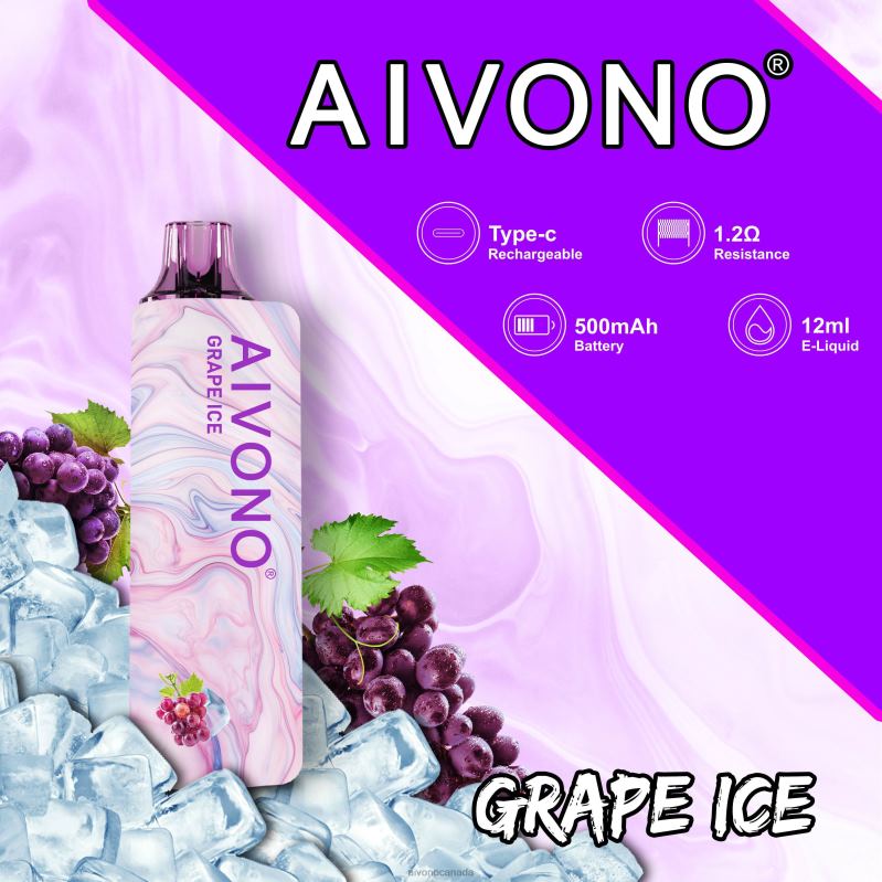 Aivono AIM GUN 7000 Grape Ice RBX2X102 - Aivono Vape Review