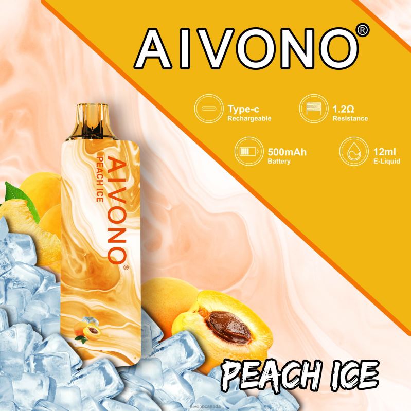 Aivono AIM GUN 7000 Peach Ice RBX2X103 - Aivono Vape Canada