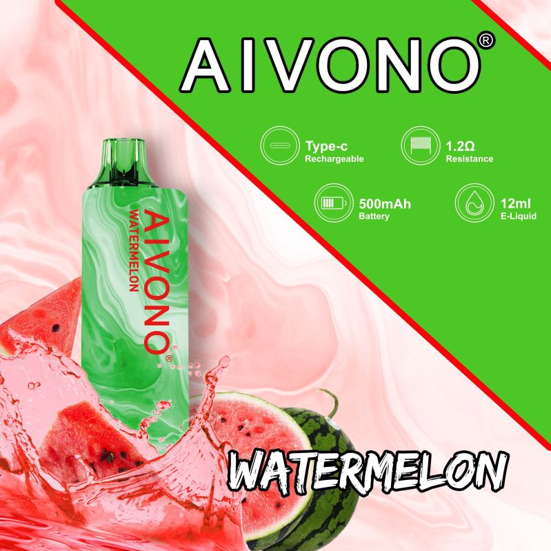 Aivono AIM GUN 7000 Watermelon RBX2X110 - Aivono Vape Review
