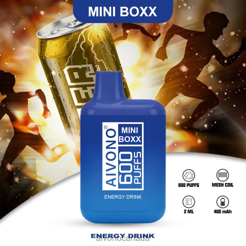 Aivono AIM MINI BOXX 600 Energy Drink RBX2X237 - Aivono Vape
