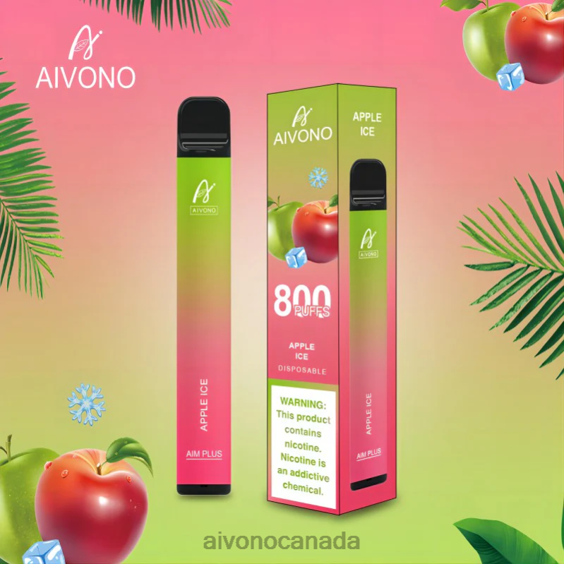 Aivono AIM PLUS 800 Apple Ice RBX2X170 - Aivono Vape Review