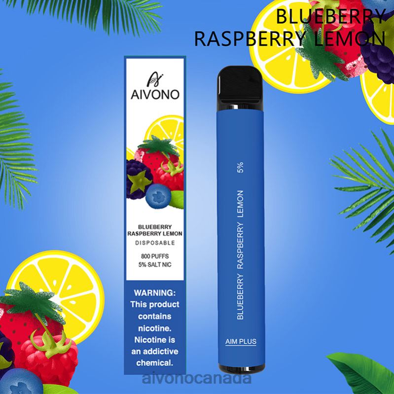 Aivono AIM PLUS 800 Bluberry Raspberry Lemon RBX2X173 - Aivono Vape