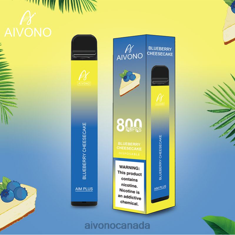 Aivono AIM PLUS 800 Blueberry Cheesecake RBX2X174 - Aivono Vape Review