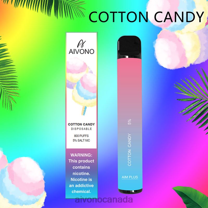 Aivono AIM PLUS 800 Cotton Candy RBX2X178 - Aivono Vape Review