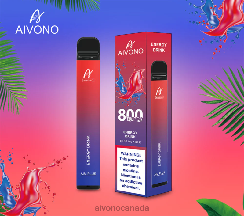Aivono AIM PLUS 800 Energy Drink RBX2X201 - Aivono Vape