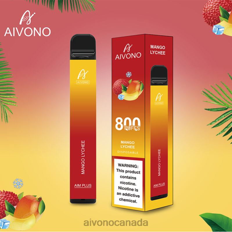 Aivono AIM PLUS 800 Mango Lychee RBX2X185 - Aivono Vape