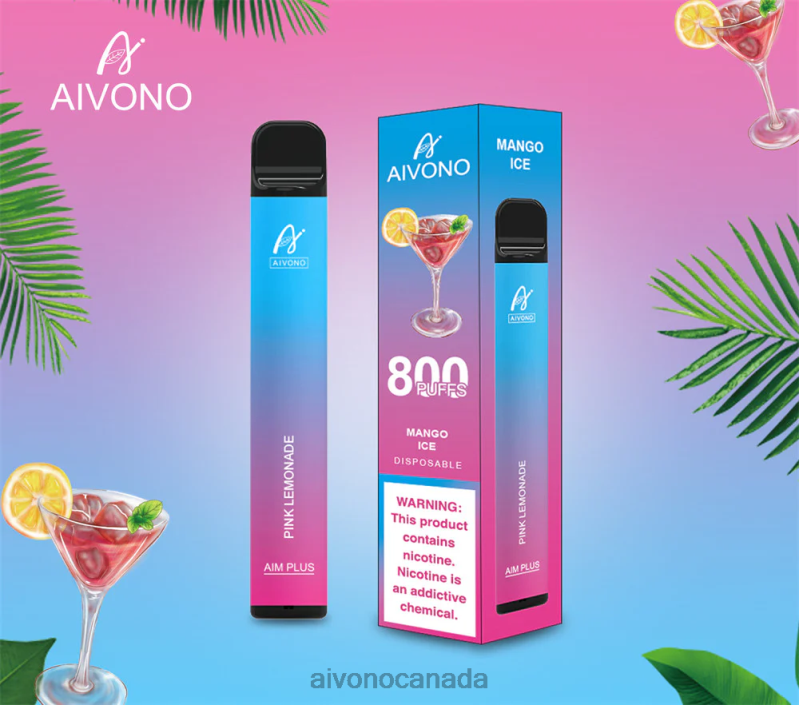 Aivono AIM PLUS 800 Pink Lemonade RBX2X191 - Aivono Vape Canada