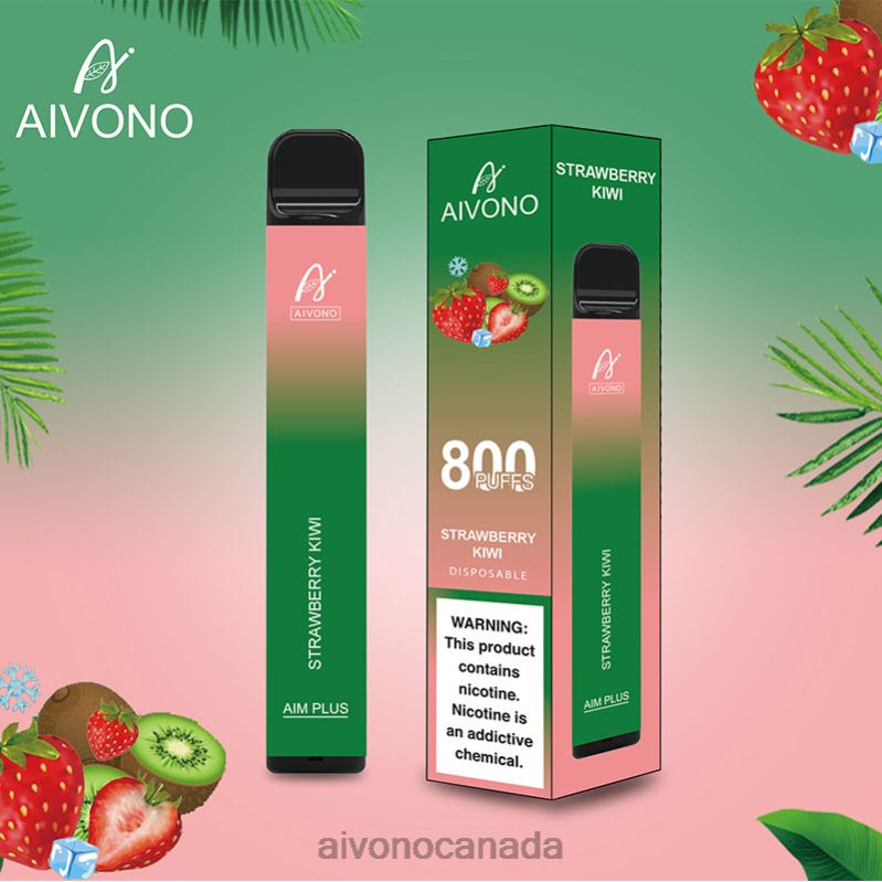 Aivono AIM PLUS 800 Strawberry Kiwi RBX2X194 - Aivono Vape Review