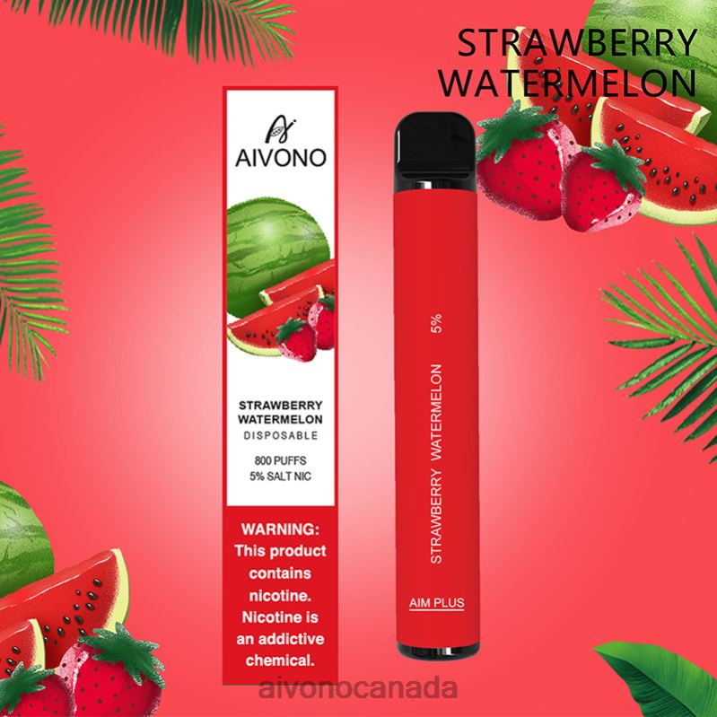 Aivono AIM PLUS 800 Strawberry Watermelon RBX2X196 - Aivono Canada