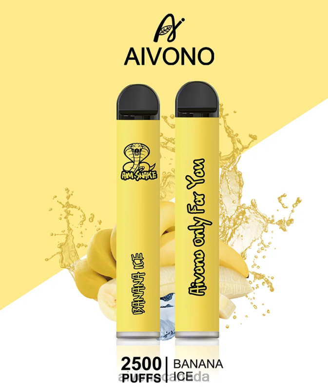 Aivono AIM SNAKE 2500 Banana Ice RBX2X298 - Aivono Vape Review