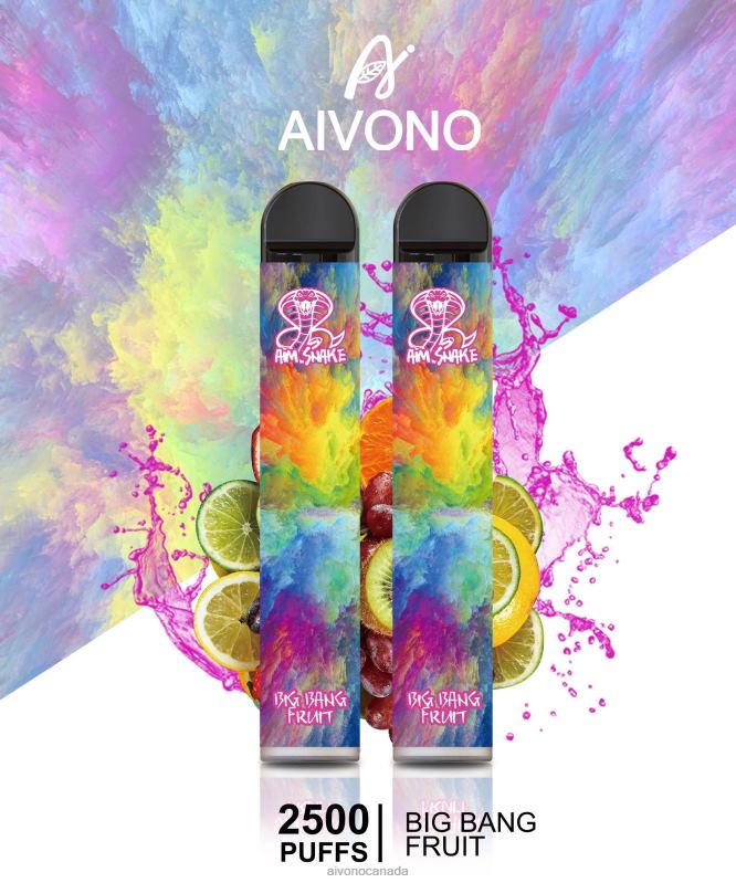 Aivono AIM SNAKE 2500 Big Bang Fruit RBX2X322 - Aivono Vape Review
