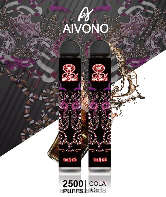 Aivono AIM SNAKE 2500 Cola Ice RBX2X301 - Aivono Vape