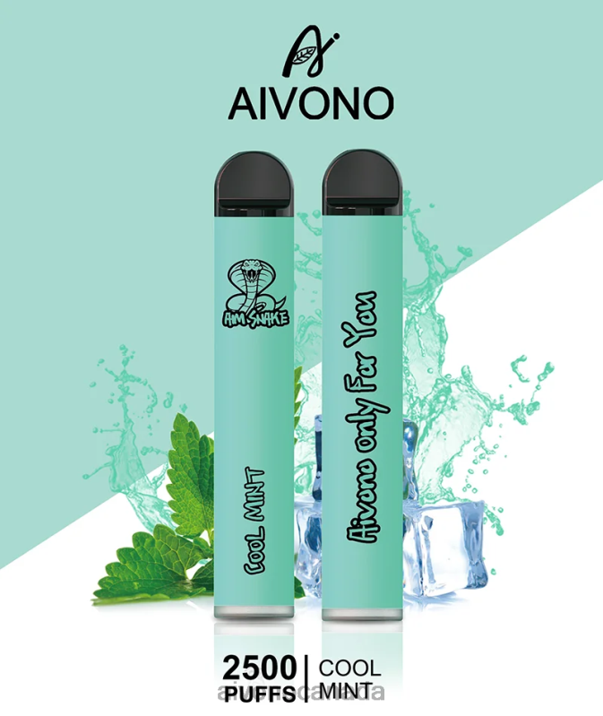 Aivono AIM SNAKE 2500 Cool Mint RBX2X302 - Aivono Vape Review