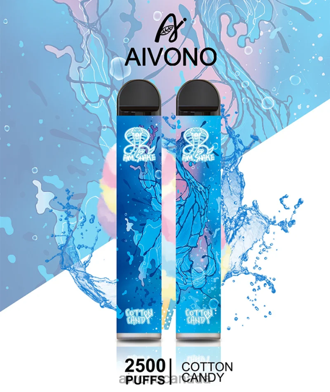 Aivono AIM SNAKE 2500 Cotton Candy RBX2X303 - Aivono Vape Canada