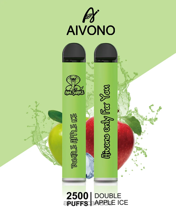 Aivono AIM SNAKE 2500 Double Apple Ice RBX2X304 - Aivono Canada