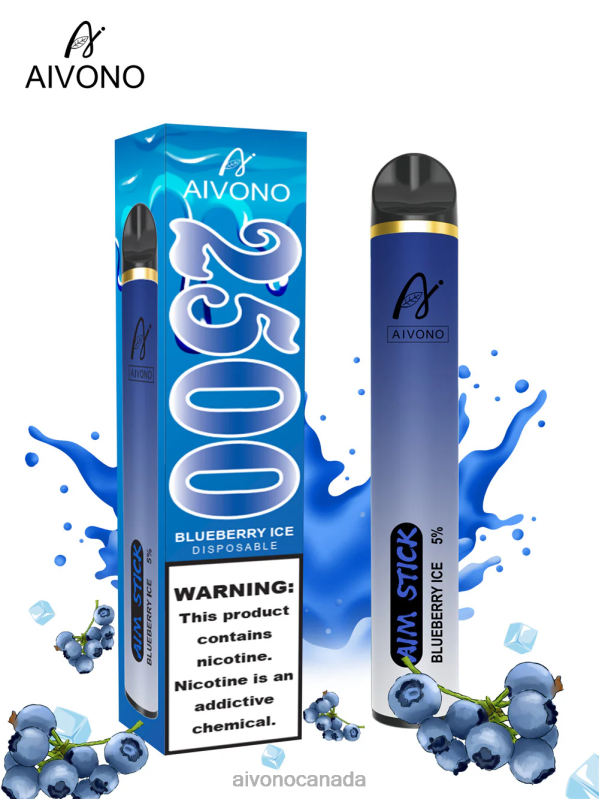 Aivono AIM STICK 2500 Blueberry Ice RBX2X152 - Aivono Canada