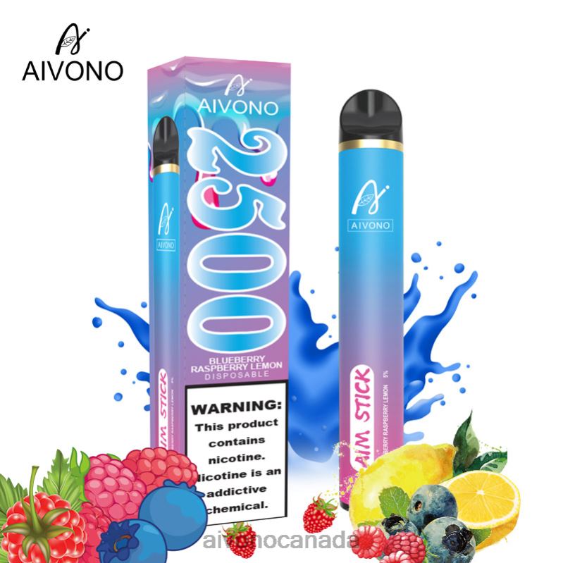 Aivono AIM STICK 2500 Blueberry Raspberry Lemon RBX2X154 - Aivono Vape Review