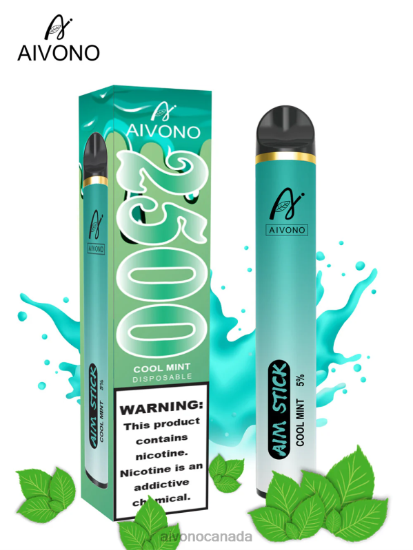 Aivono AIM STICK 2500 Cool Mint RBX2X159 - Aivono Vape Canada