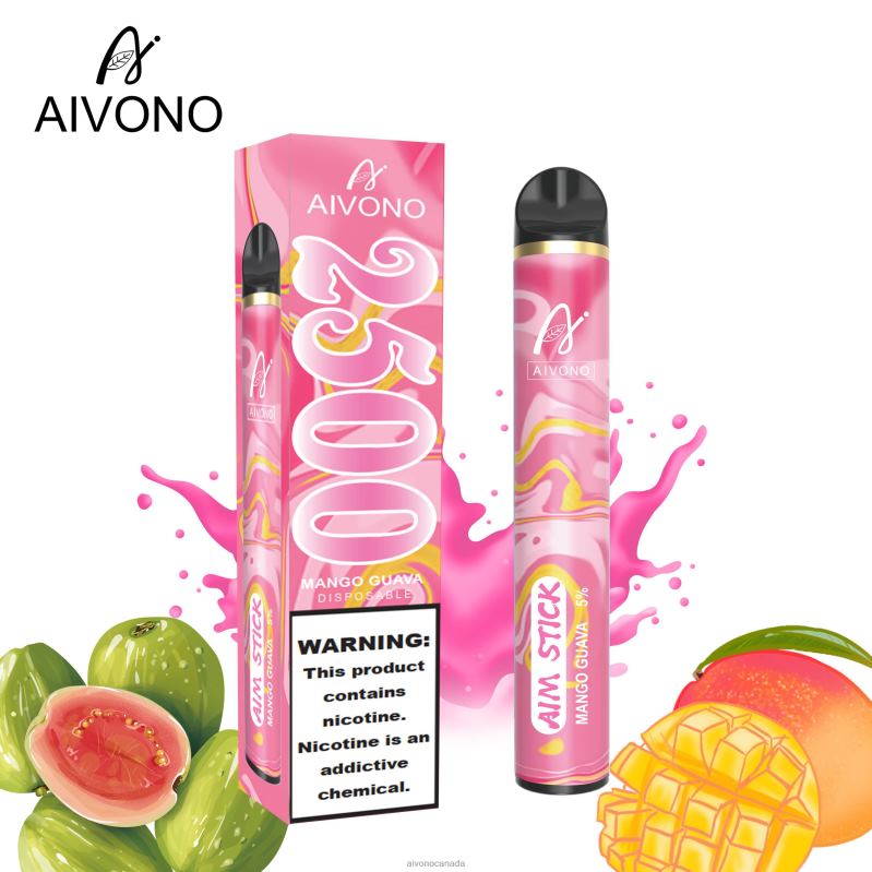 Aivono AIM STICK 2500 Mango Guava RBX2X146 - Aivono Vape Review