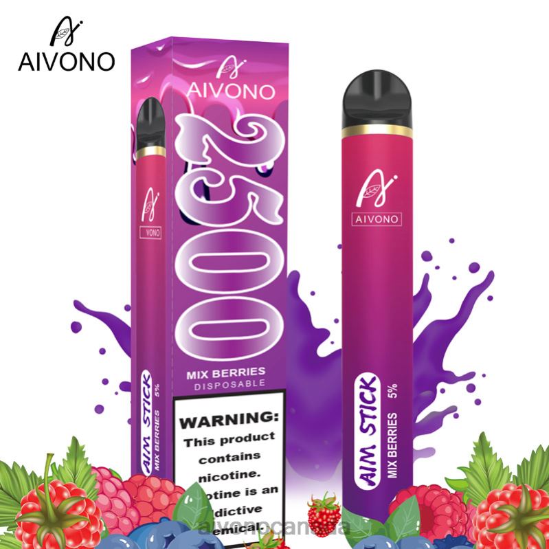 Aivono AIM STICK 2500 Mix Berries RBX2X158 - Aivono Vape Review