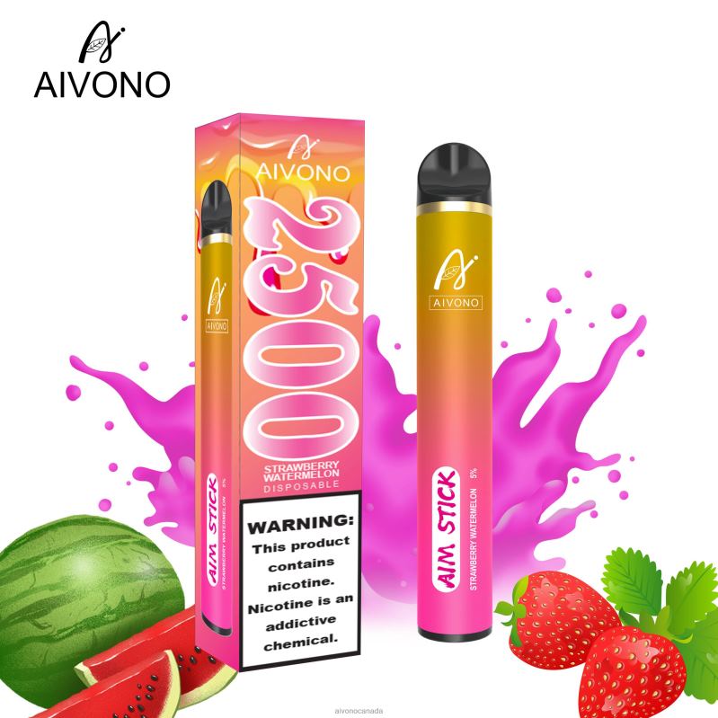 Aivono AIM STICK 2500 Strawberry Watermelon RBX2X149 - Aivono Vape