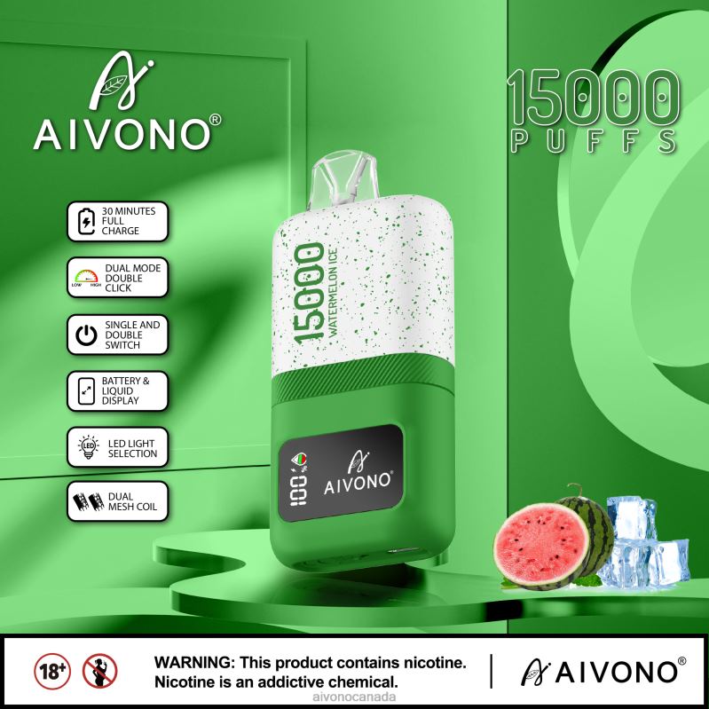 Aivono AIM magic 15000 Watermelon Ice RBX2X70 - Aivono Vape Review