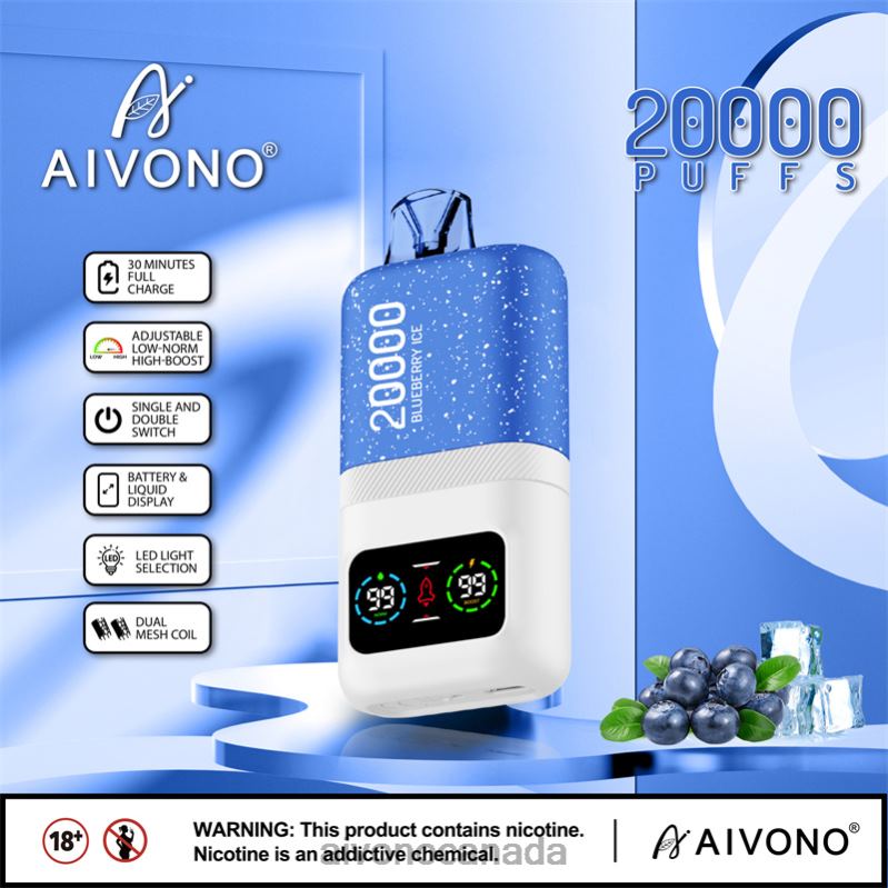 Aivono AIM magic 20000 Blueberry Ice RBX2X73 - Aivono Vape
