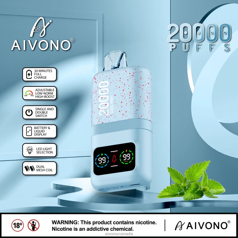 Aivono AIM magic 20000 Cool Mint RBX2X84 - Aivono Canada