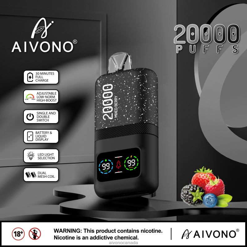 Aivono AIM magic 20000 Mixed Berry RBX2X78 - Aivono Vape Review