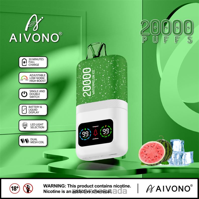 Aivono AIM magic 20000 Watermelon Ice RBX2X75 - Aivono Vape Canada