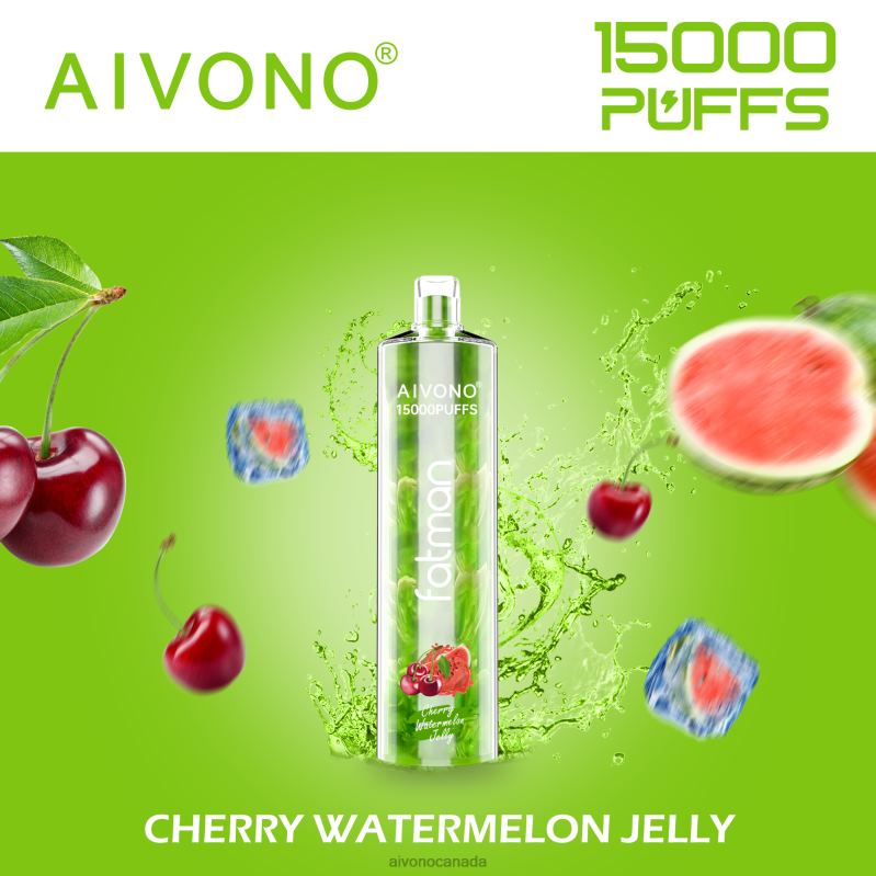 Aivono FATMAN 15000 Cheery Watermelon Jelly RBX2X20 - Aivono Canada