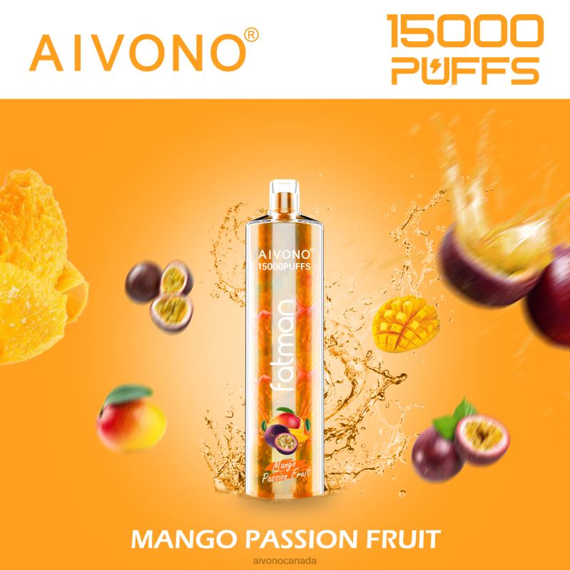 Aivono FATMAN 15000 Mango Passion Fruit RBX2X19 - Aivono Vape Canada
