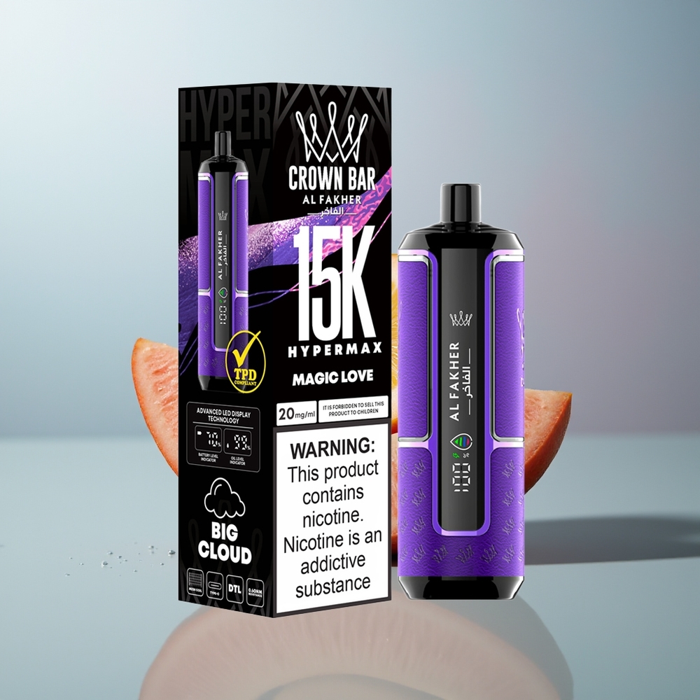 Wholesale Canada Al Fakher Crown Bar 15K 22ml Compact Magic Love
