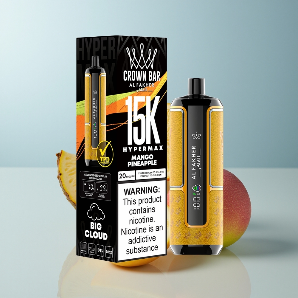 Wholesale Canada Al Fakher Crown Bar 15K 600mAh Mango Pineapple