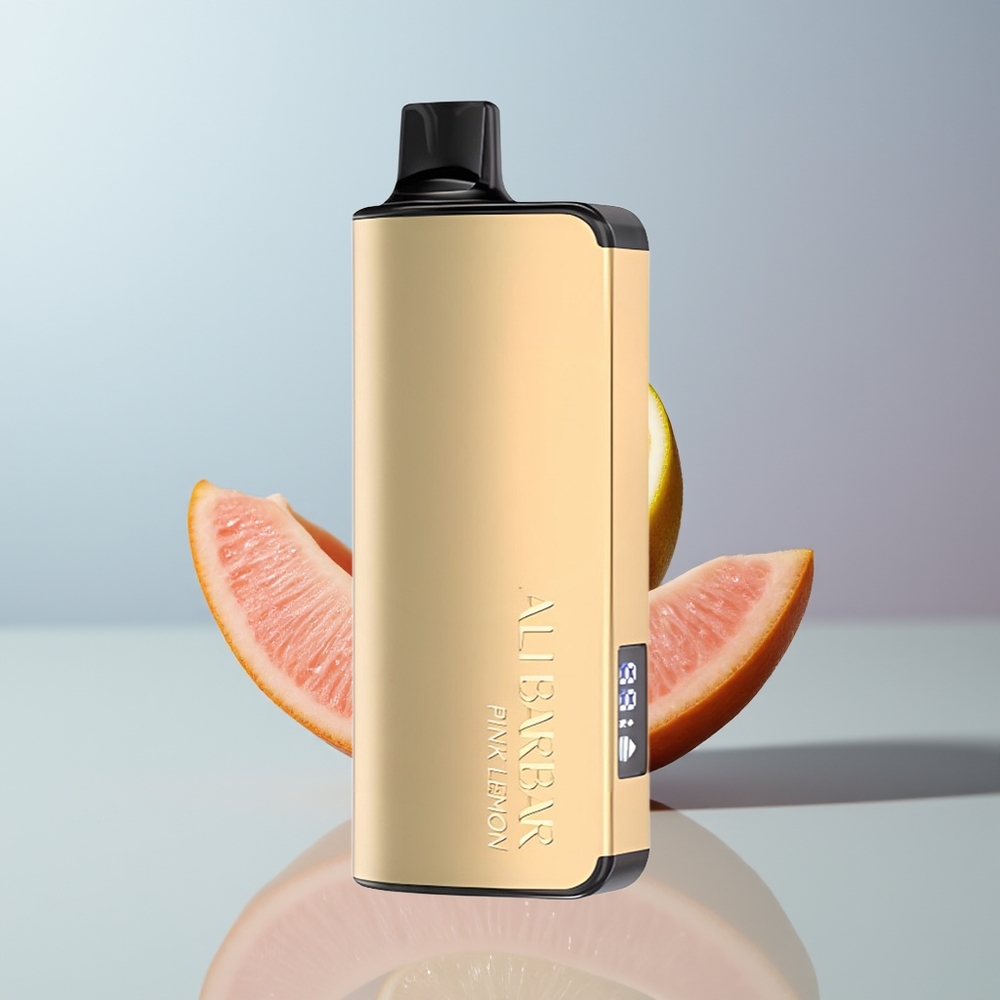 Wholesale Canada Alibarbar Ingot 9000 Puffs 22ml LED Pink Lemonade