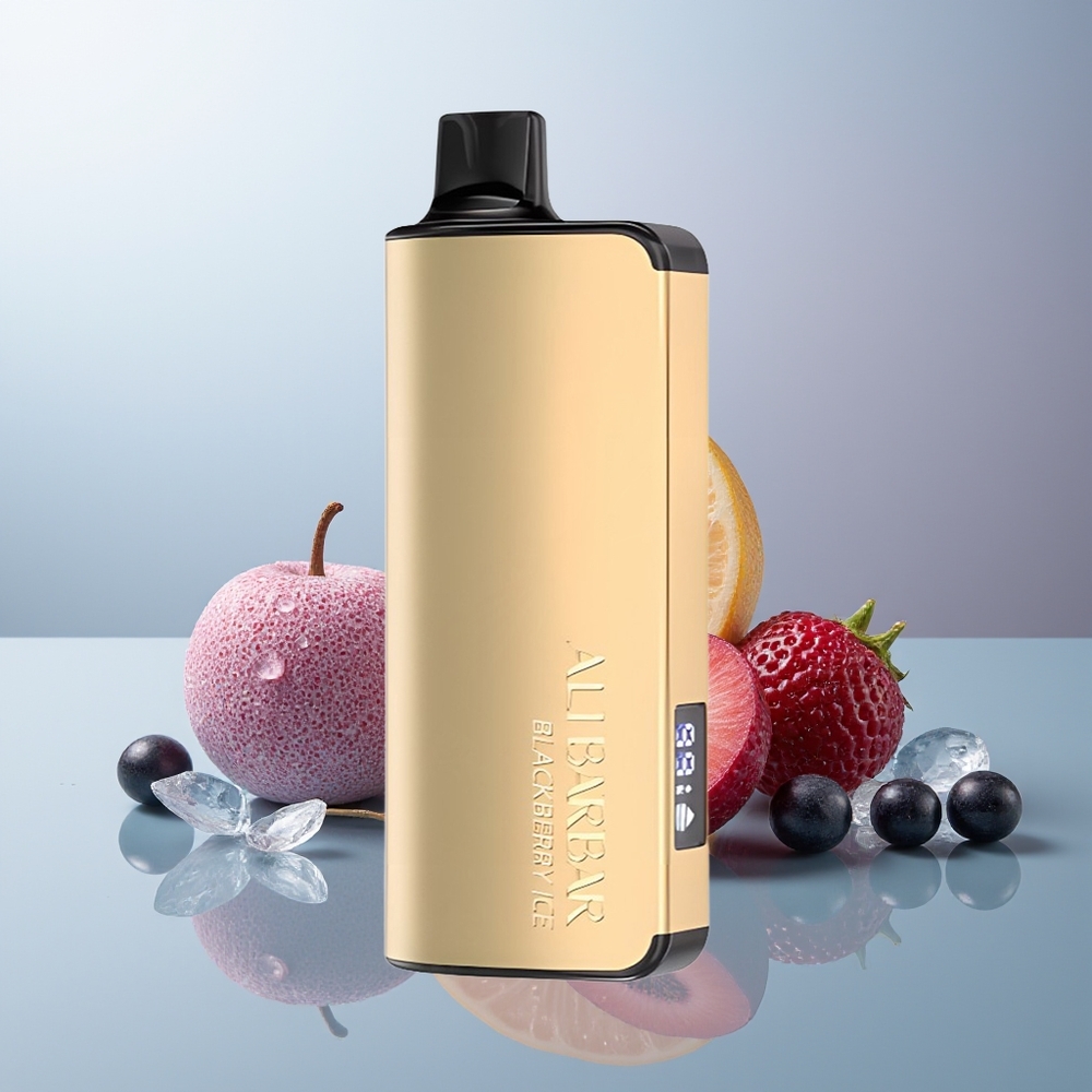 Wholesale Canada Alibarbar Ingot 9000 Puffs 2350mah LED Blackberry Ice
