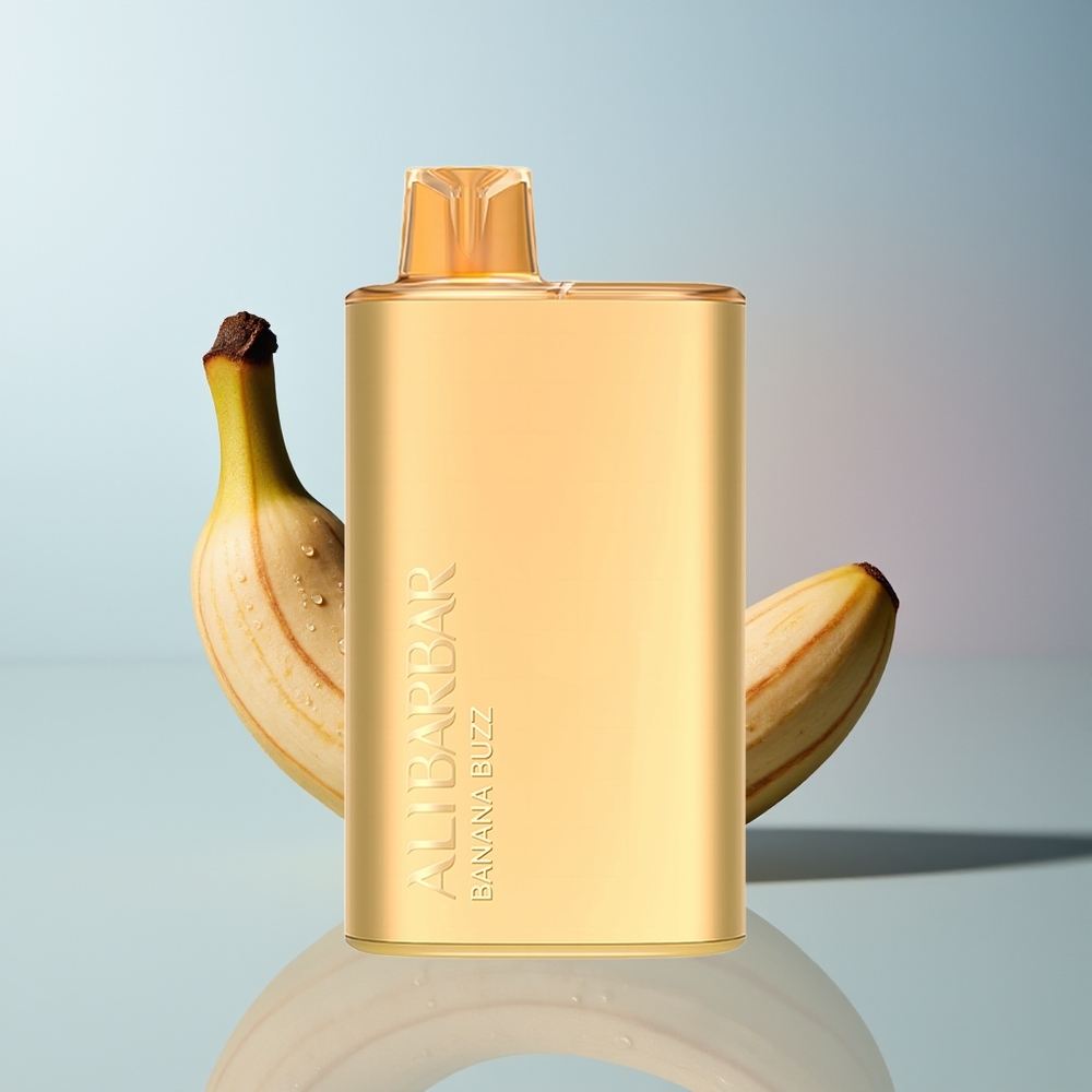 Wholesale Canada Alibarbar Rich 8000 Puffs 2000mAh Banana Buzz