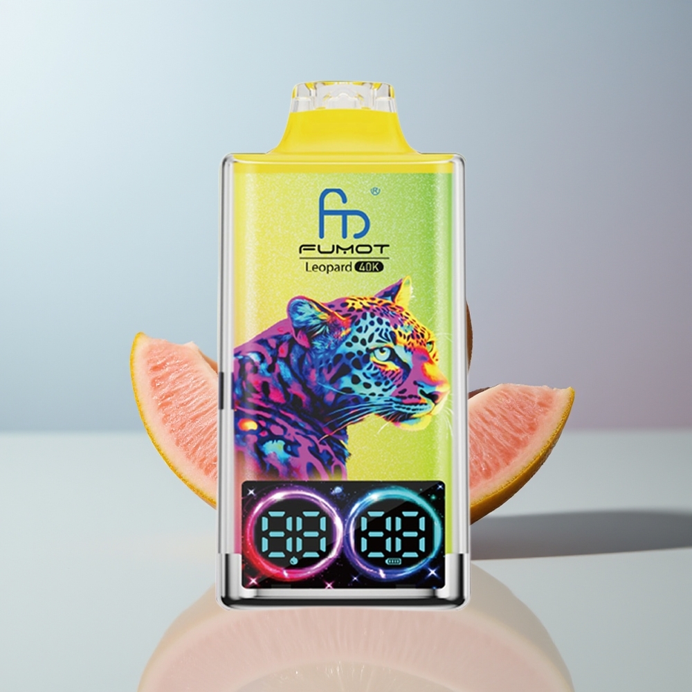 Wholesale Canada Fumot Leopard 40K Puffs 5 Nicotine Dual Mesh Pink Lemonade