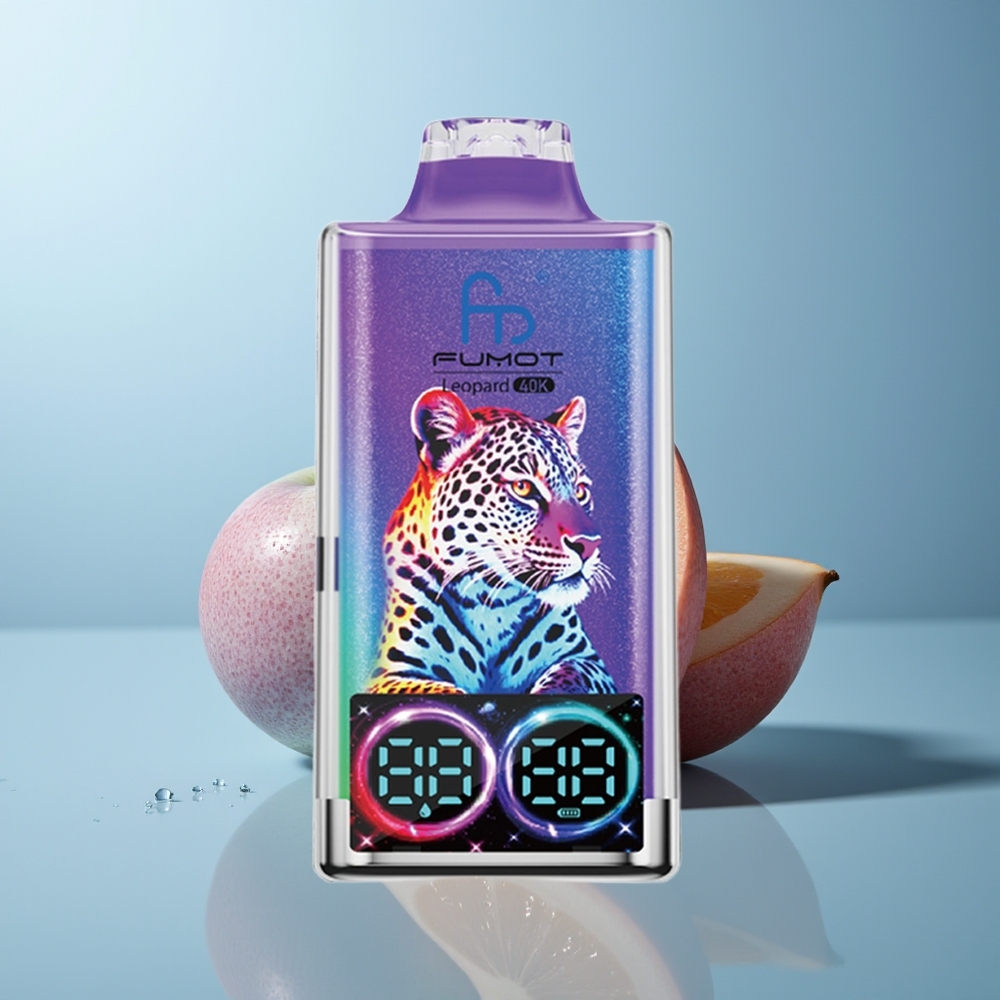 Wholesale Canada Fumot Leopard 40K Puffs Digital Tube Oil Power Display Mr Blue