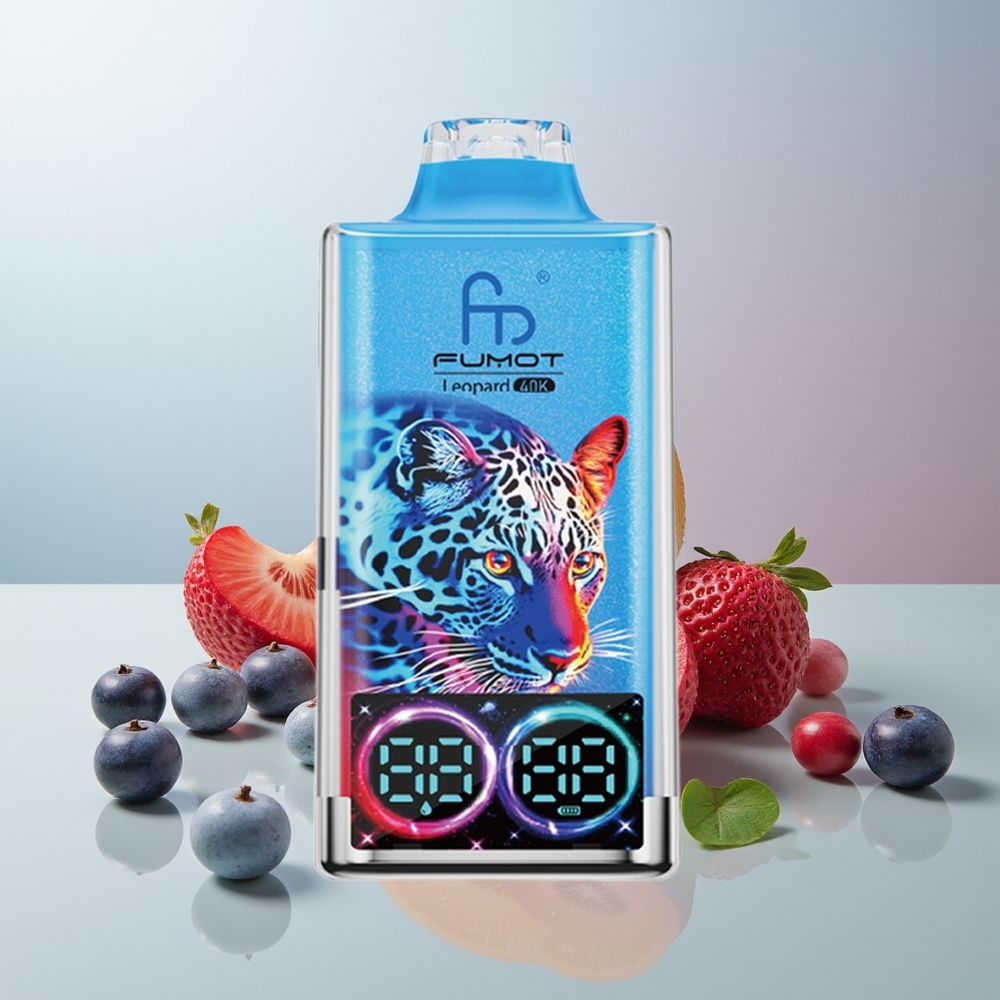 Wholesale Canada Fumot Leopard 40K Puffs Dual Mesh 700mAh Mixed Berries Disposable Vape