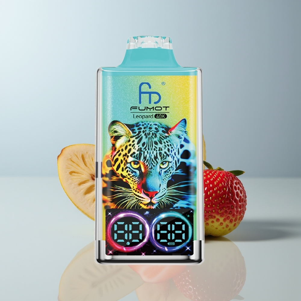 Wholesale Canada Fumot Leopard 40K Puffs Dual Mesh Strawberry Banana