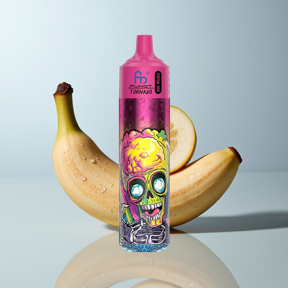 Wholesale Canada Fumot RandM Tornado 30000 Puffs 30mL Banana Ice