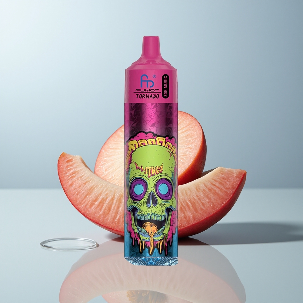 Wholesale Canada Fumot RandM Tornado 30000 Puffs 30mL Peach Ice